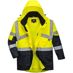 Parka Bicolore Respirant Hi-Vis