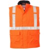 Bodywarmer Hi-Vis Bizflame antistatique et FR