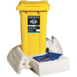 kit absorbants 120 litres pour hydrocarbures uniquement