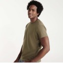 T-shirt épais manches courtes col rond avec élasthanne, 190 g/m²