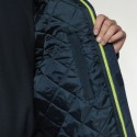 Parka haute visibilité à capuche combinée en deux couleurs, 400 g/m²