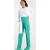 Pantalon multi-services unisexe, coupe droite, ceinture élastique