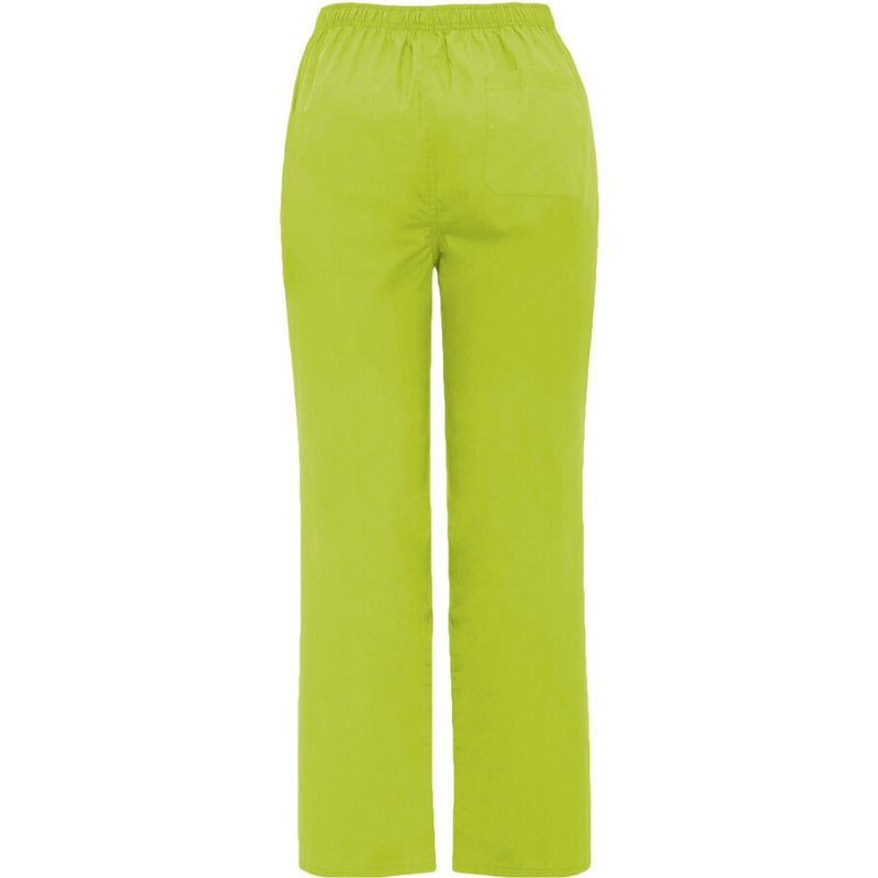 Pantalon multi-services unisexe, coupe droite, ceinture élastique