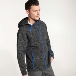 Veste zippée maille molleton avec capuche, 280 g/m²