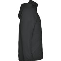 Parka homme col montant avec zip caché ton sur ton, 400 g/m²