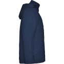 Parka homme col montant avec zip caché ton sur ton, 400 g/m²