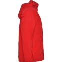 Parka homme col montant avec zip caché ton sur ton, 400 g/m²