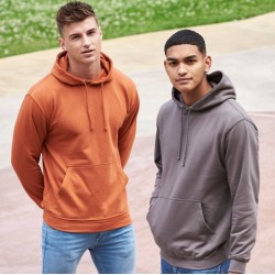 Sweat capuche homme ton sur ton College Hoodie, coupe droite, 280 g/m²