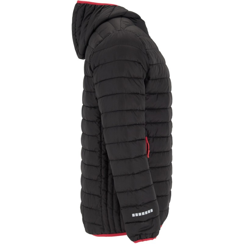 Veste doudoune de sport à capuche rembourrée au touché plumes