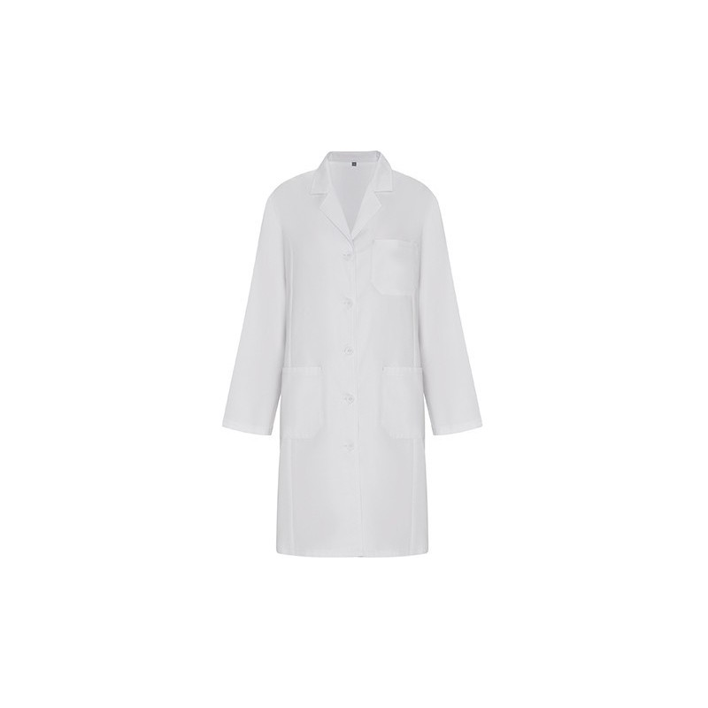 Blouse de service ajustée pour femme à manches longues, 195 g/m²