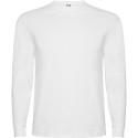 T-shirt homme coton manches longues, tissu tubulaire,  avec col rond quadruple épaisseur et poignets en côte 1x1, 165 g/m²