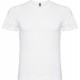 T-shirt homme manches courtes tubulaire en col V double épaisseur coton 155 g/m²