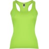 Débardeur femme en coton coupe près du corps, dos nageur, 220 g/m²