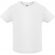 T-shirt coton manches courtes, spécial pour bébé, tissé en jauge fine pour un rendu plus compact, 160 g/m²