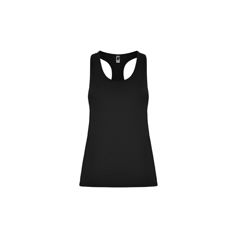 Débardeur de sport enfant, dos style nageur, en polyester touché coton, 160 g/m²