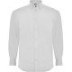 Chemise homme manches longues, col classique boutonné et poche cœur, 65% polyester 35% coton, 130 g/m²