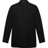 Veste de cuisine à manches longues, fermeture centrale croisée