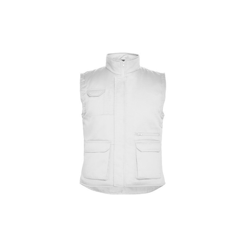 Bodywarmer de travail multipoches coupe-vent, 170 g/m²