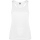 T- shirt technique femme polyester avec emmanchure et encolure avec liseré, 140 g/m²