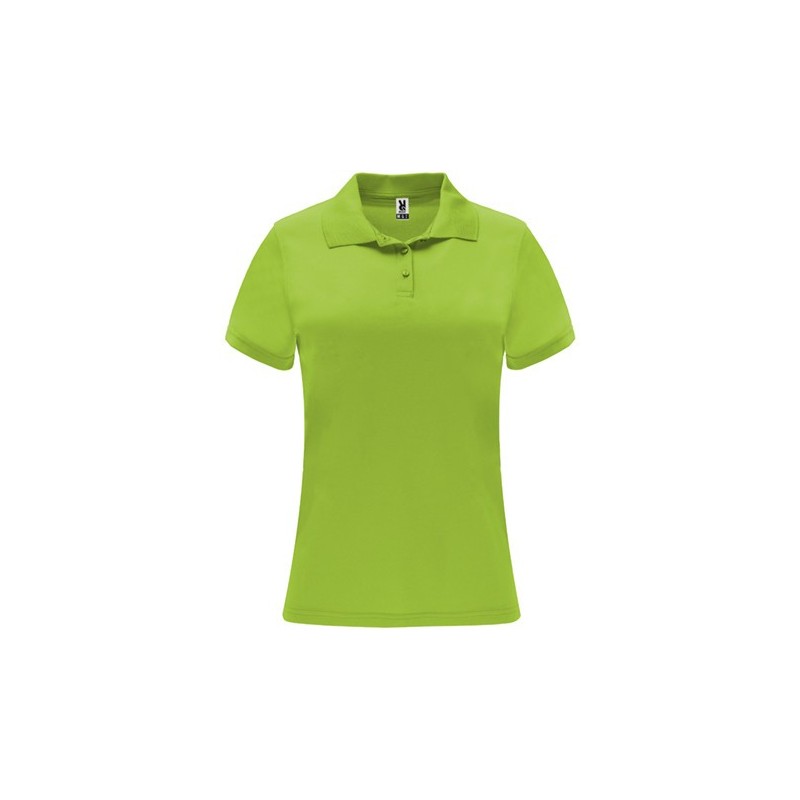 Polo de sport femme en manches courtes respirant, lavage et séchage facile, 150 g/m²