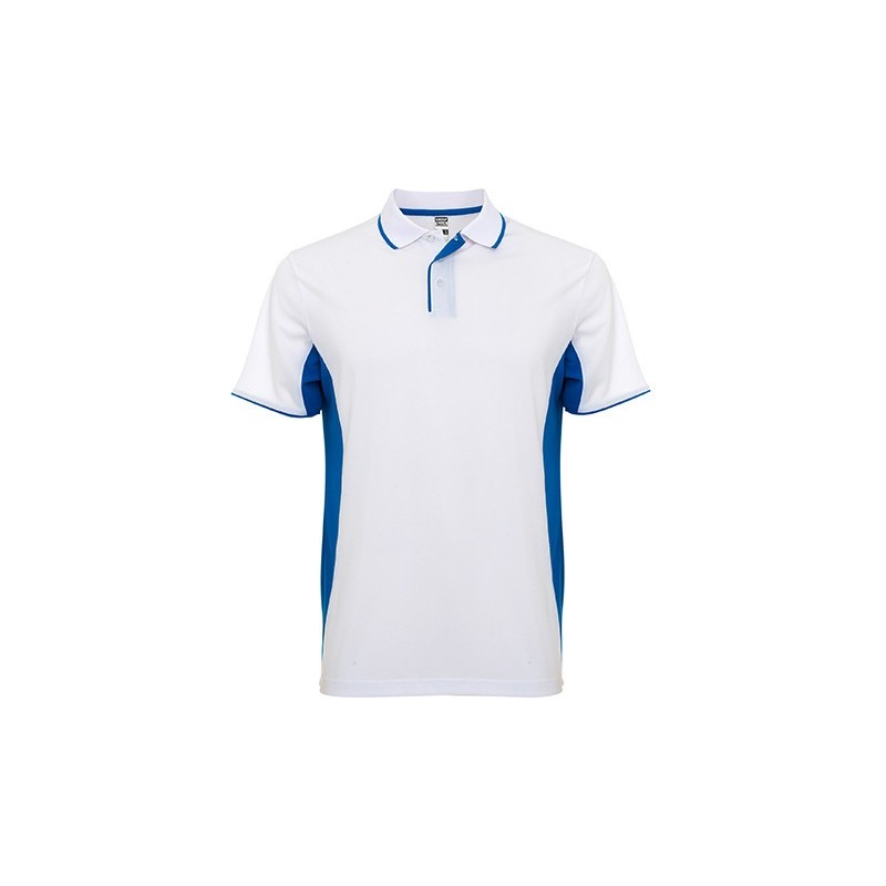 Polo technique bicolore manches courtes respirant lavage et séchage facile, 150 g/m²