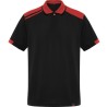 Polo à manches courtes avec des couleurs combinées en polyester piqué, 160 g/m²