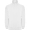 Sweat pull avec col montant 1/4 zip ton sur ton, 280 g/m²