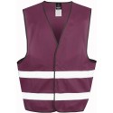 Gilet de sécurité ample pour adulte fluo avec fermeture velcro