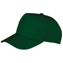 Casquette 5 panels pas cher, fermeture velcro en polycoton