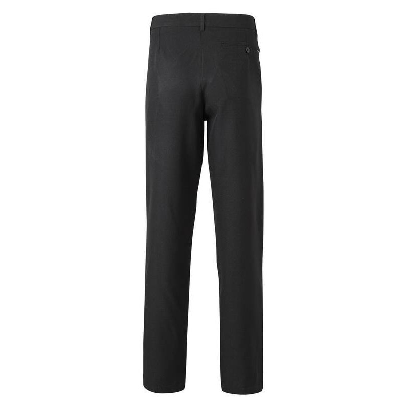 Pantalon de salle en polyester, pinces à l'avant, 160 g/m²