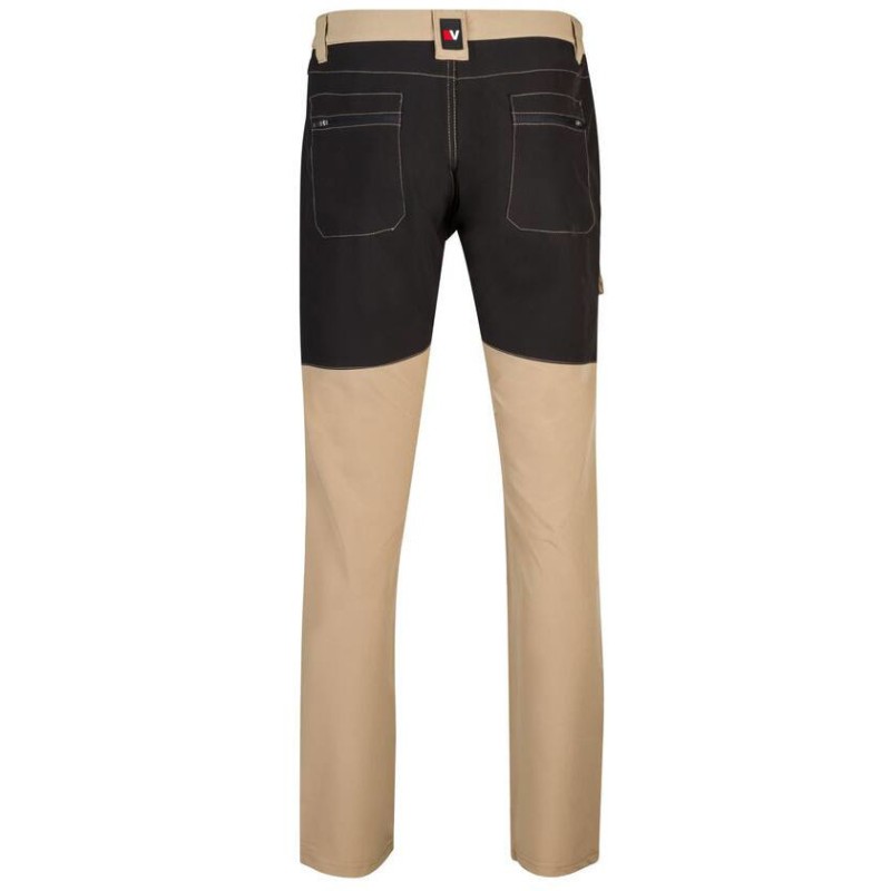 Pantalon de trekking stretch coupe slim multipoches, 180 g/m²