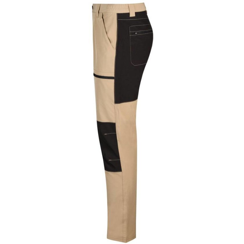 Pantalon de trekking stretch coupe slim multipoches, 180 g/m²