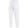 Pantalon personnel médical en coton élastiqué, 2 poches, 190 g/m²