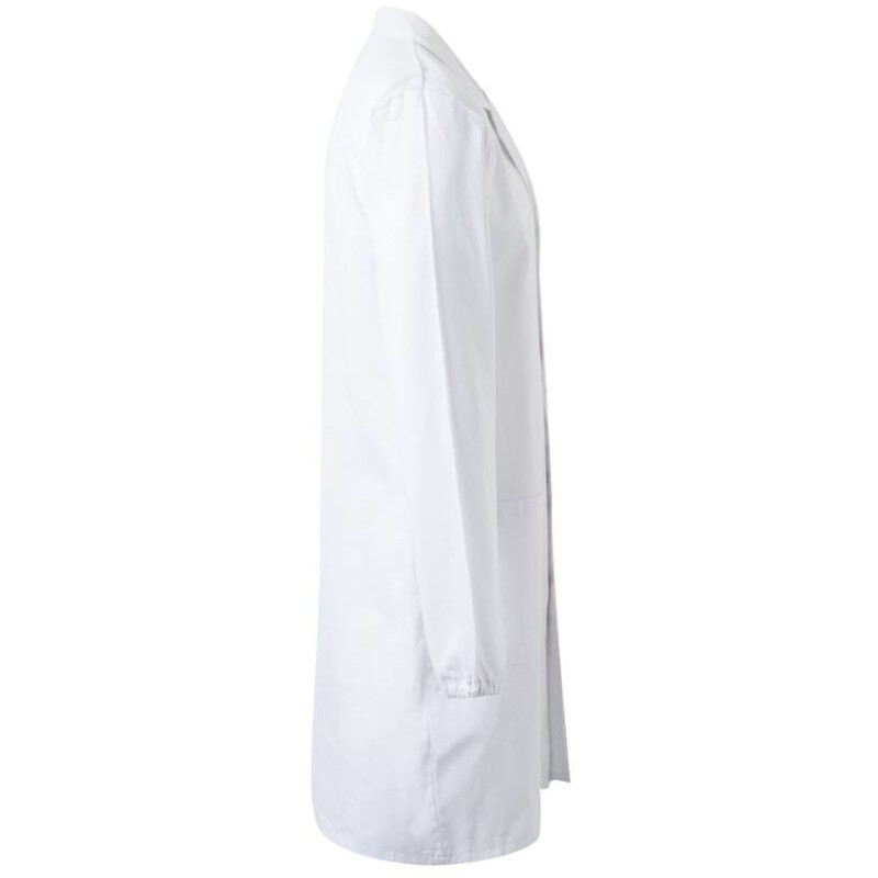 Blouse en coton fermée par bouton-pression lavable à 60°C, 190 g/m²