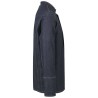 Veste de cuisine manches longues en denim col mao, tissu stretch, 260 g/m²