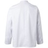 Veste de cuisine col mao stretch fermée par boutons pression cachés, 210 g/m²