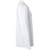 Veste de cuisinier manches longues col officier avec boutons pression, 175 g/m²