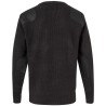 Pull épais col rond anti-peluche en acrylique, 190 g/m²