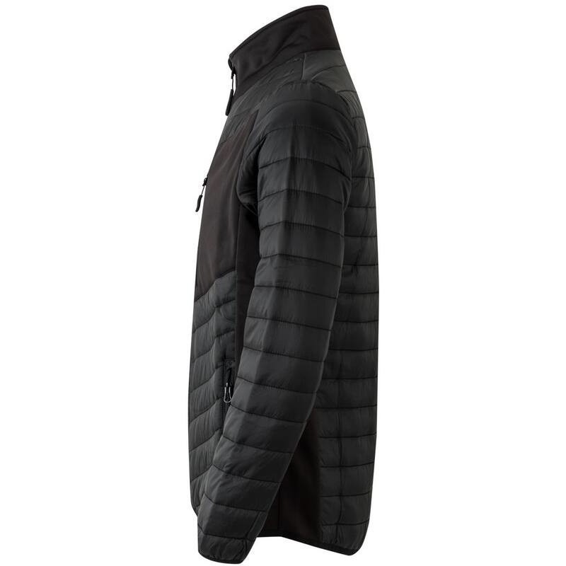 Veste légère matelassée, empiècement softshell sur la poitrine, 150 g/m²