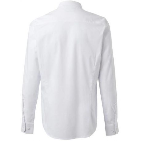 Chemise femme col mao manches longues, 115 g/m²