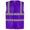 Gilet de sécurité respirant à maille ajourée recyclée