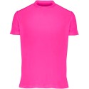 T-shirt respirant sans étiquette homme col rond en polyester, 130 g/m²