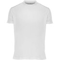 T-shirt respirant sans étiquette homme col rond en polyester, 130 g/m²