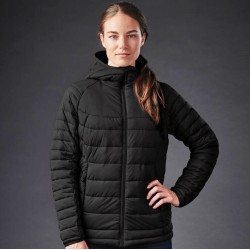 Doudoune matelassée femme, manteau thermique à capuche