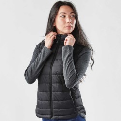 Bodywarmer doudoune matelassé femme isotherme avec du duvet