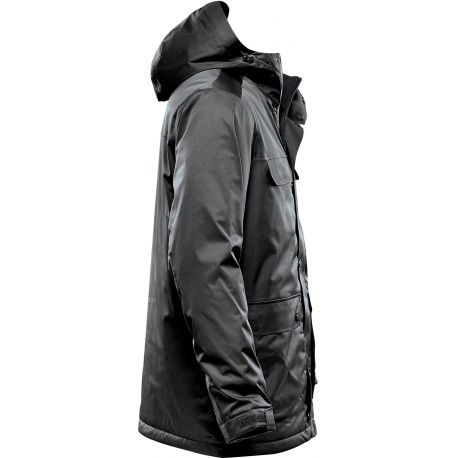Manteau thermique homme à capuche qui protège de la pluie et du vent