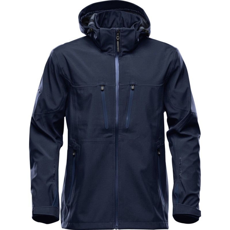 Veste Softshell homme à capuche haute technicité 3 couches étanche