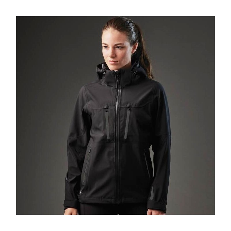 Veste Softshell femme à capuche haute technicité 3 couches étanche