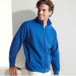 Sweat zippé ton sur ton pour adulte et enfant avec col montant, 280 g/m²