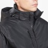 Parka en tissu ripstop résistant et imperméable avec capuche amovible, 300 g/m²